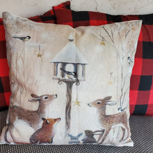 Load image into Gallery viewer, Red and Black Plaid for your Winter Pillow Covers 18x18in. Without Insert.