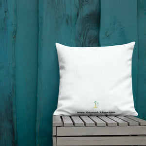 Fall Premium Pillow - "Don't Get Lost In The Wind...Stay Connected To The Tree Of Life"