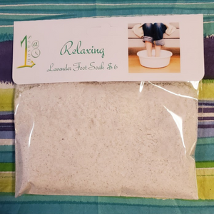 Handcrafted All-Natural Lavender Soaking Bath