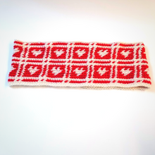 Load image into Gallery viewer, Feel The Warmth of Love With This Valentine Heart Cowl Scarf